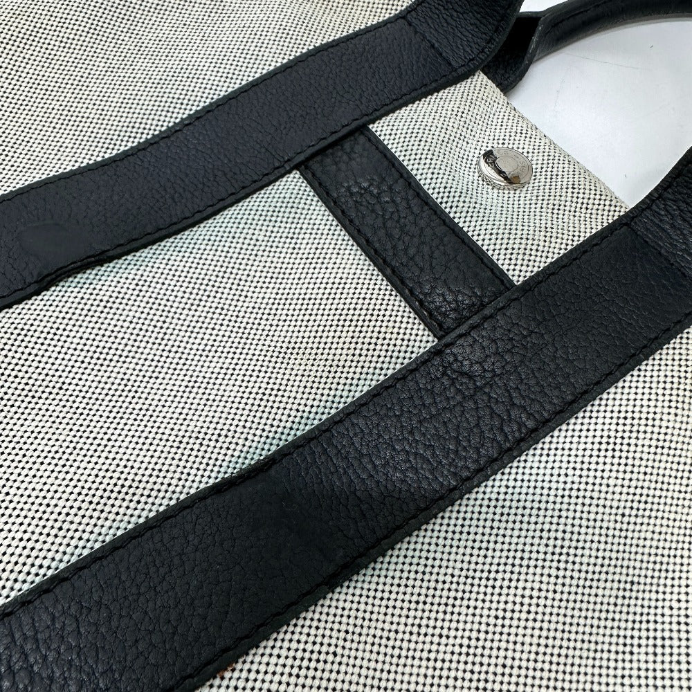 HERMES Sac Arne PM Handbag/Tote Bag Toile H Women's Gray