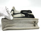 HERMES Sac Arne PM Handbag/Tote Bag Toile H Women's Gray
