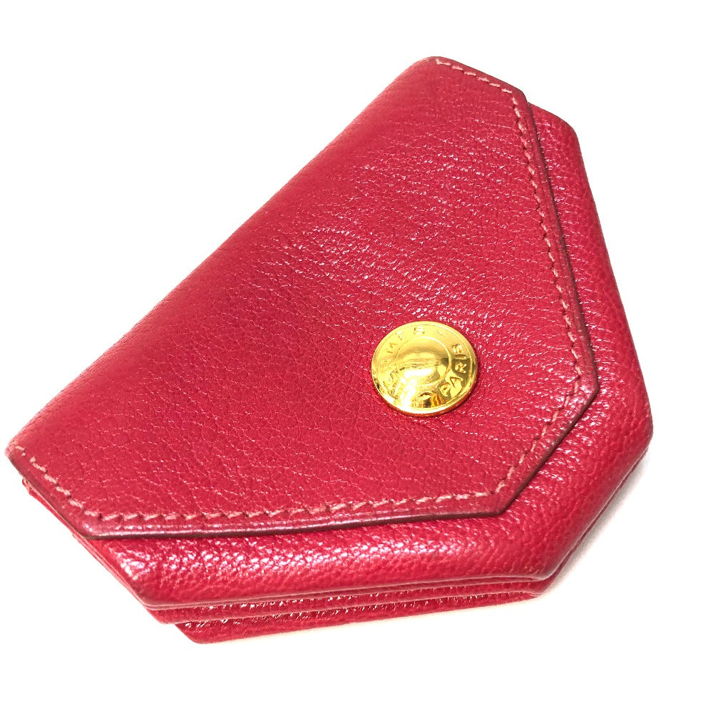 HERMES Le Calanhuit LE48 Coin Purse Chevre Women's Pink
