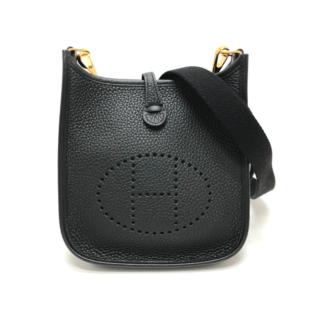 HERMES H069426CK エブリンTPM アマゾーヌ カバン 斜め掛け ポシェット ミニバッグ ショルダーバッグ トリヨンクレマンス レディース ブラック - brandshop-reference