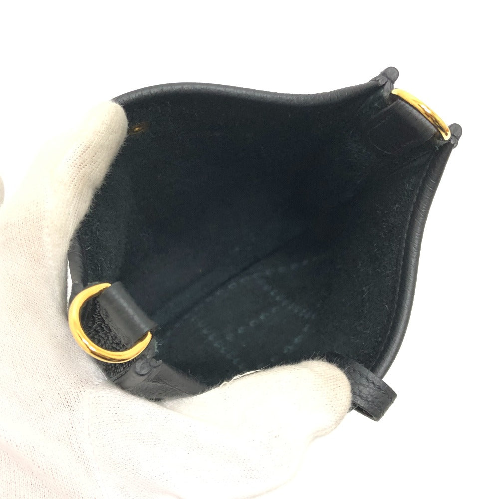 HERMES H069426CK エブリンTPM アマゾーヌ カバン 斜め掛け ポシェット ミニバッグ ショルダーバッグ トリヨンクレマンス レディース ブラック - brandshop-reference