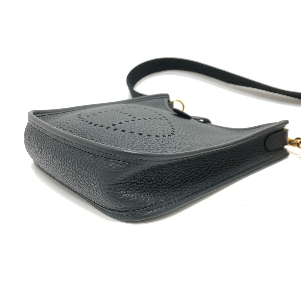 HERMES H069426CK エブリンTPM アマゾーヌ カバン 斜め掛け ポシェット ミニバッグ ショルダーバッグ トリヨンクレマンス レディース ブラック - brandshop-reference