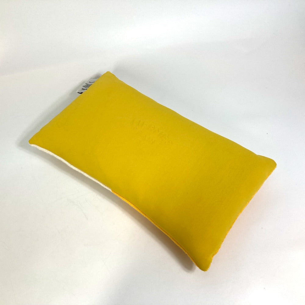 HERMES Yachting Wave Beach Cushion, Interior Pillow, Polyamide, Unisex, Yellow and White