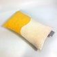 HERMES Yachting Wave Beach Cushion, Interior Pillow, Polyamide, Unisex, Yellow and White