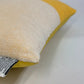 HERMES Yachting Wave Beach Cushion, Interior Pillow, Polyamide, Unisex, Yellow and White