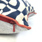 HERMES Chaine d'Ancre interior pillow, cotton, unisex, navy