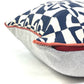 HERMES Chaine d'Ancre interior pillow, cotton, unisex, navy