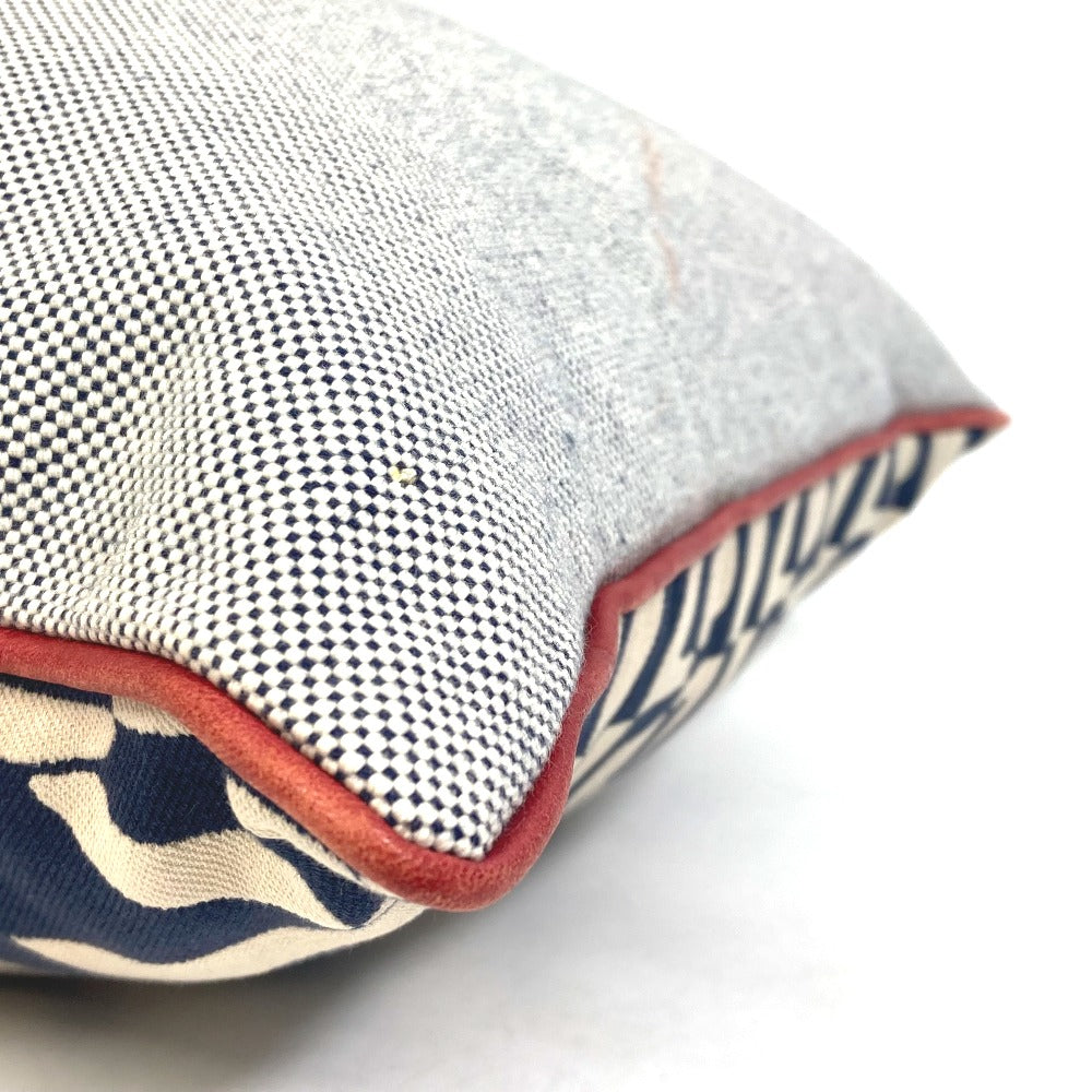 HERMES Chaine d'Ancre interior pillow, cotton, unisex, navy