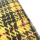HERMES Check Braid pillow pillow interior cushion Leather yellow Used