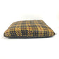 HERMES Check Braid pillow pillow interior cushion Leather yellow Used