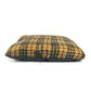 HERMES Check Braid pillow pillow interior cushion Leather yellow Used