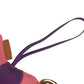 HERMES Rodeo GM Bag Charm, Horse Cheval Keychain Charm, Anjou Miro, Women's, Pink