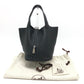 HERMES ピコタンロックPM ピコタン ハンドバック バック ハンドバッグ レザー レディース ブラック - brandshop-reference