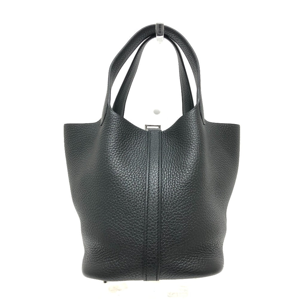 HERMES ピコタンロックPM ピコタン ハンドバック バック ハンドバッグ レザー レディース ブラック - brandshop-reference