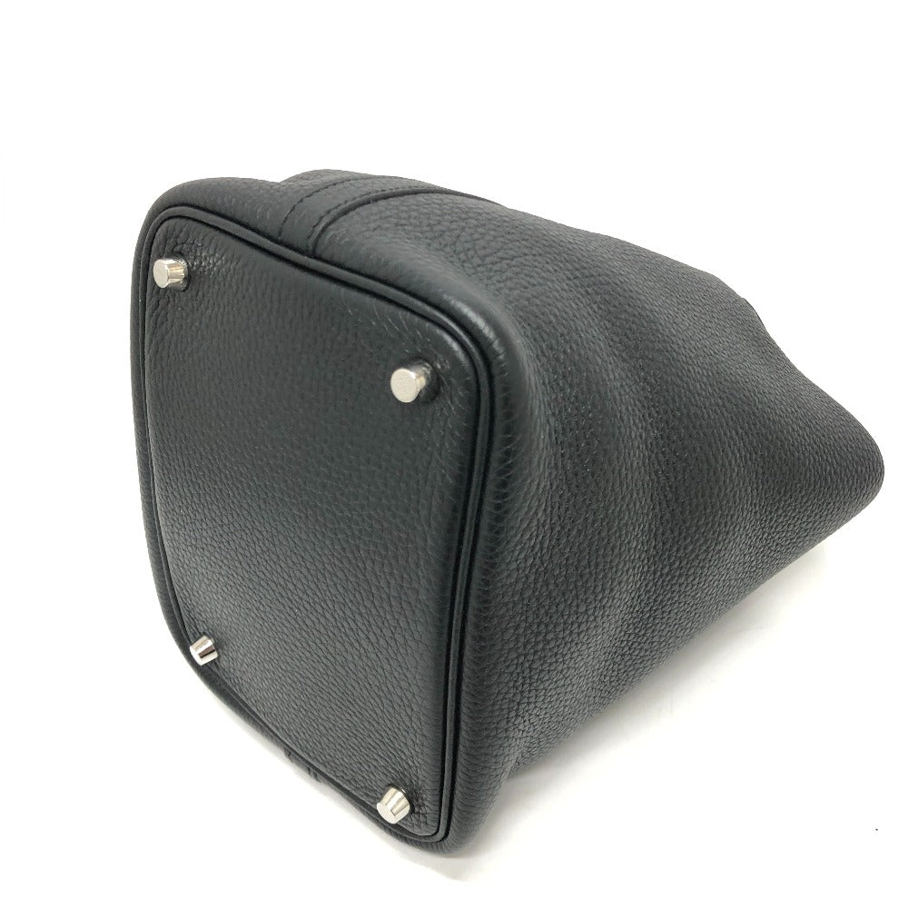 HERMES ピコタンロックPM ピコタン ハンドバック バック ハンドバッグ レザー レディース ブラック - brandshop-reference