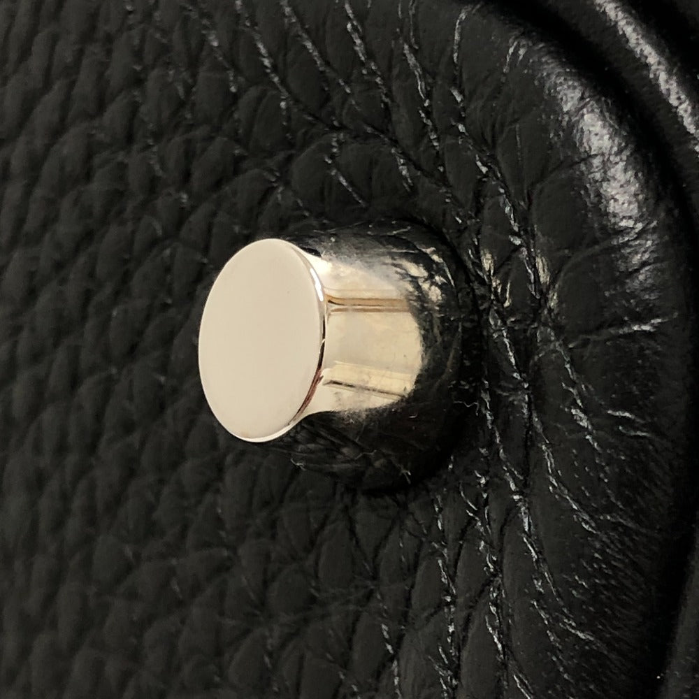 HERMES ピコタンロックPM ピコタン ハンドバック バック ハンドバッグ レザー レディース ブラック - brandshop-reference