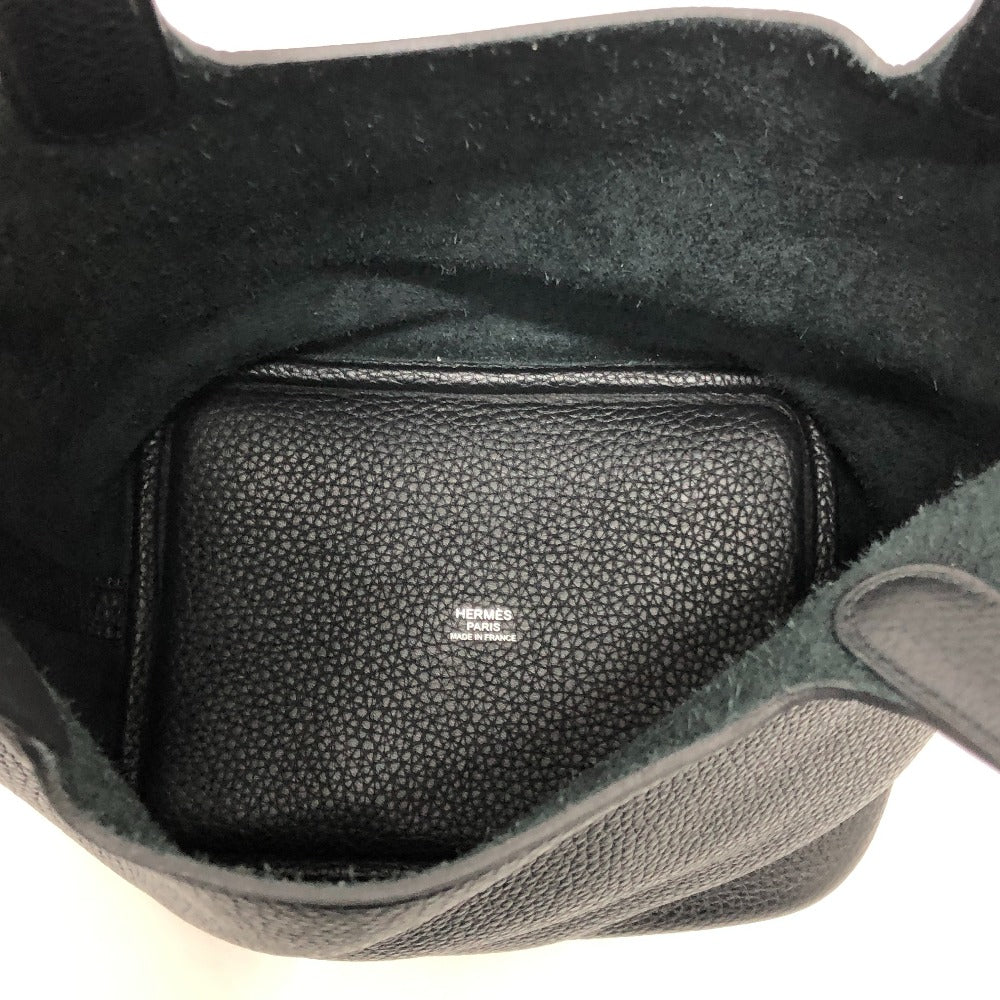 HERMES ピコタンロックPM ピコタン ハンドバック バック ハンドバッグ レザー レディース ブラック - brandshop-reference