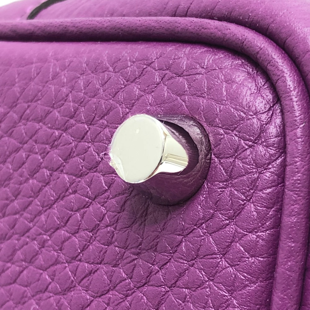 HERMES ピコタンロックPM ハンドバック バック カバン ピコタン ハンドバッグ レザー レディース アネモネ パープル - brandshop-reference