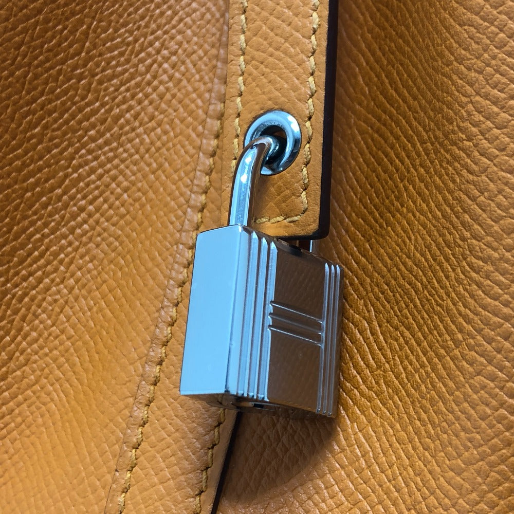 HERMES ピコタンロックＰＭ トレサージュ バッグ カバン バック ハンドバック PM ハンドバッグ エプソン レディース アプリコット オレンジ - brandshop-reference