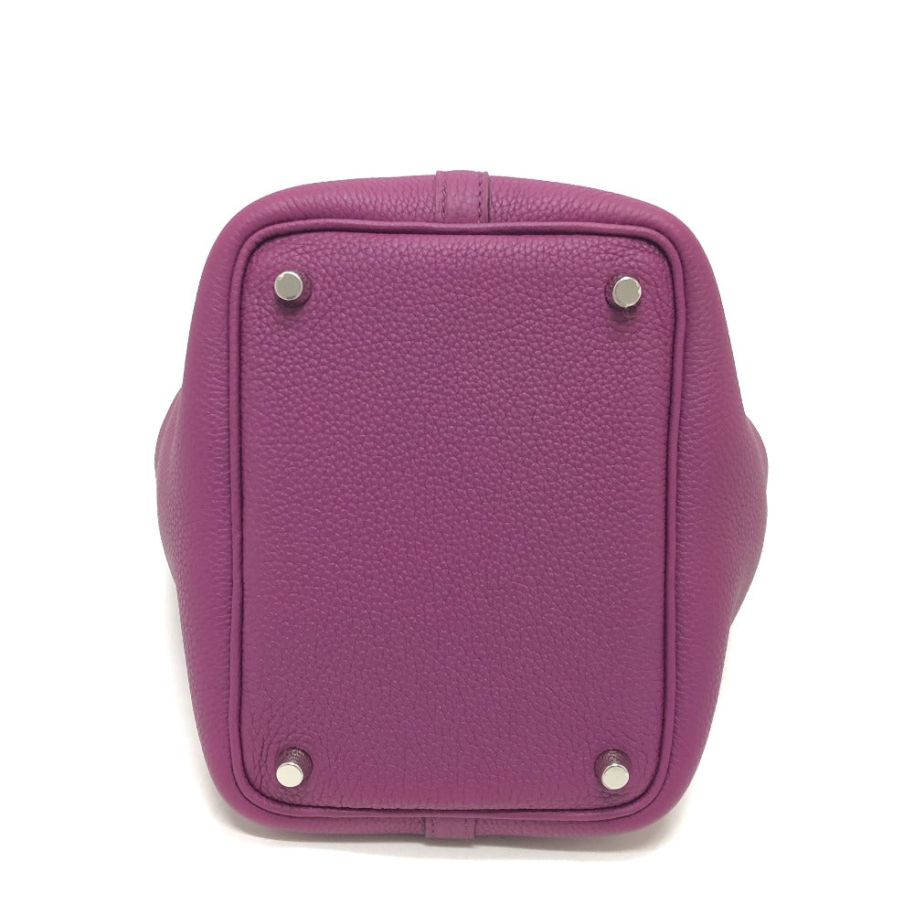 HERMES ピコタンロックＰＭ ハンドバック ピコタン バック カバン ハンドバッグ トゴ レディース アネモネ パープル - brandshop-reference