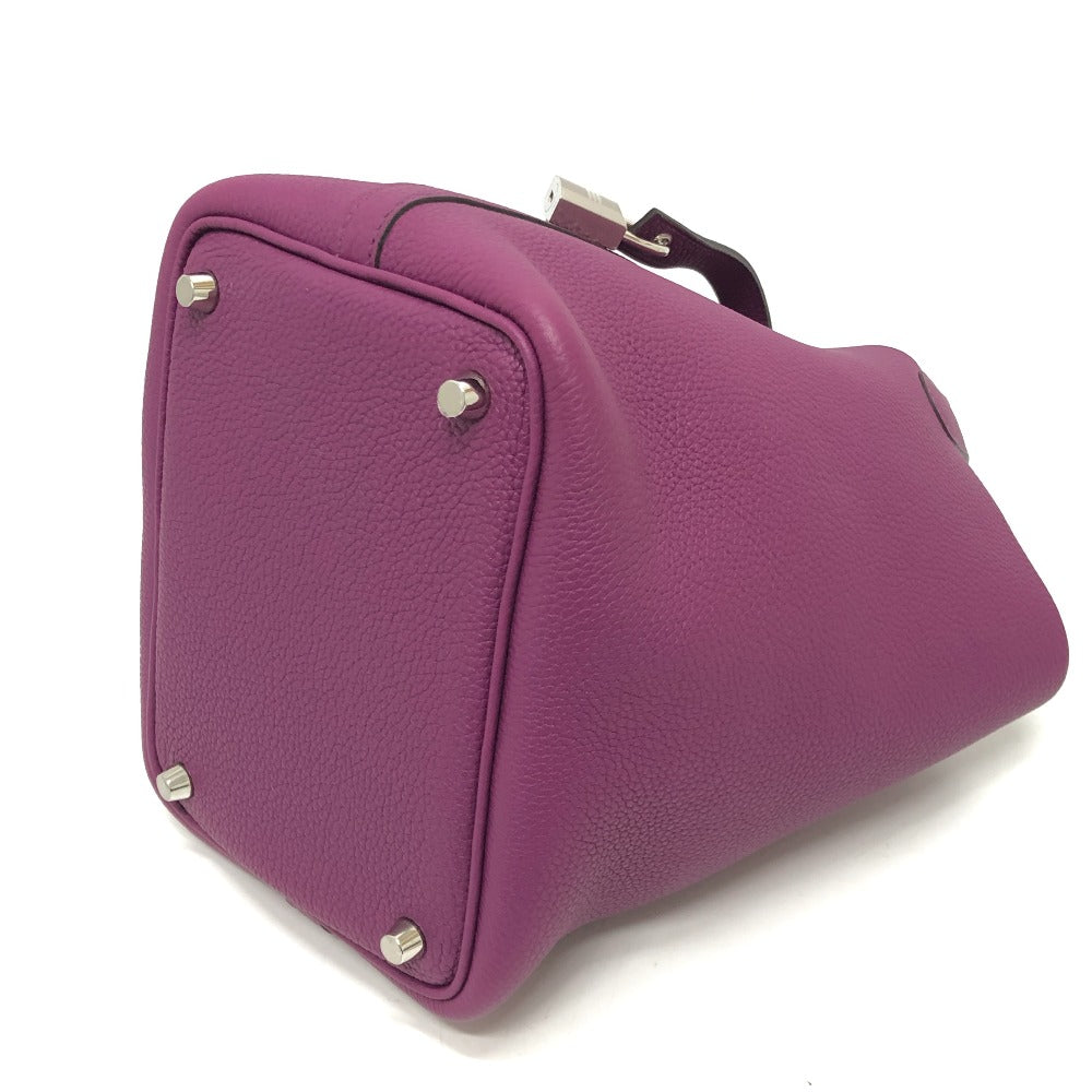 HERMES ピコタンロックＰＭ ハンドバック ピコタン バック カバン ハンドバッグ トゴ レディース アネモネ パープル - brandshop-reference