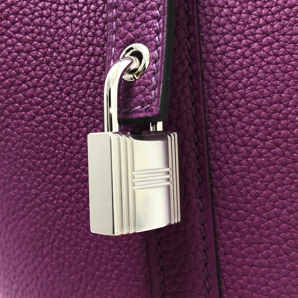 HERMES ピコタンロックＰＭ ハンドバック ピコタン バック カバン ハンドバッグ トゴ レディース アネモネ パープル - brandshop-reference