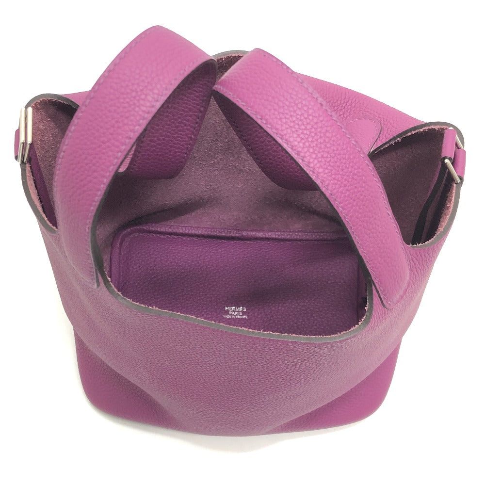 HERMES ピコタンロックＰＭ ハンドバック ピコタン バック カバン ハンドバッグ トゴ レディース アネモネ パープル - brandshop-reference