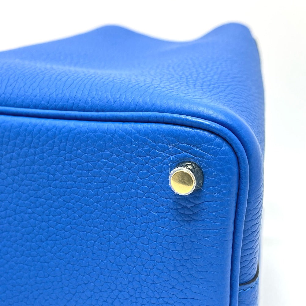 HERMES ピコタンロックPM カバン バッグ ハンドバッグ トリヨンクレマンス レディース ブルーゼリージュ ブルー