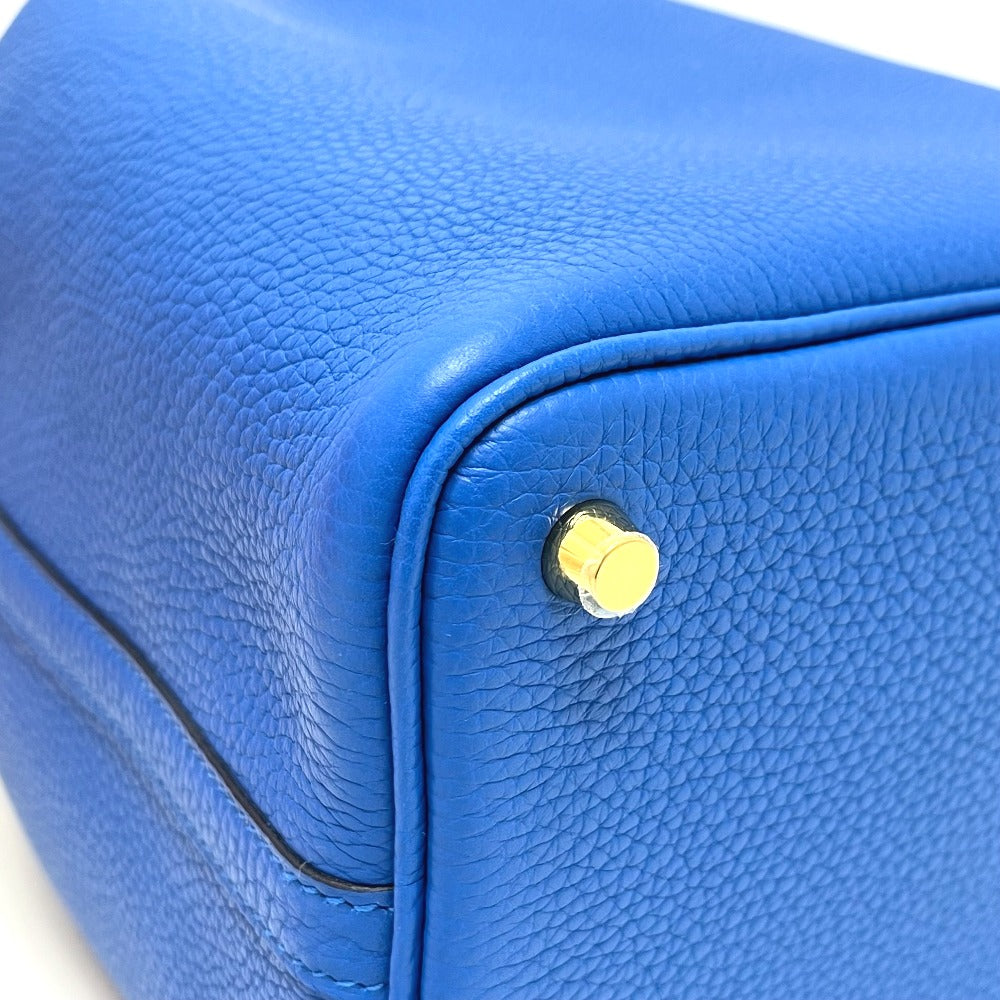 HERMES ピコタンロックPM カバン バッグ ハンドバッグ トリヨンクレマンス レディース ブルーゼリージュ ブルー