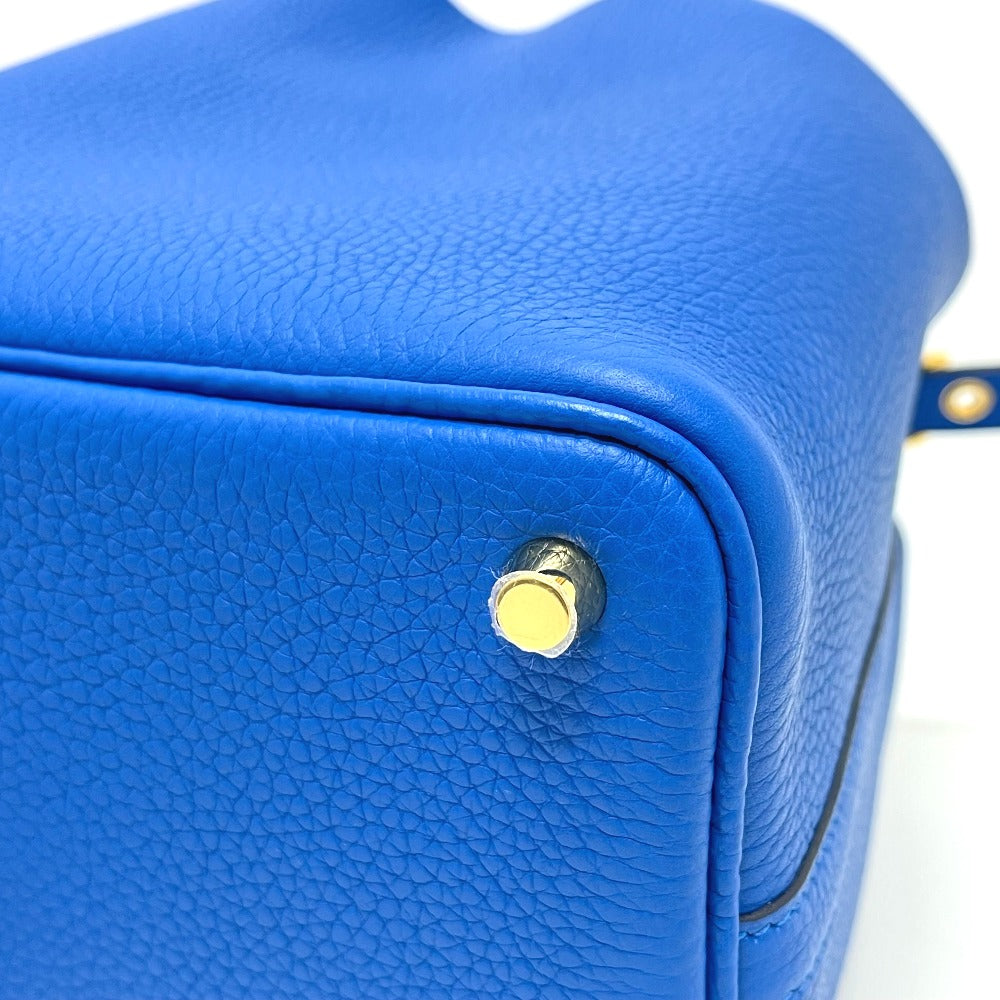 HERMES ピコタンロックPM カバン バッグ ハンドバッグ トリヨンクレマンス レディース ブルーゼリージュ ブルー