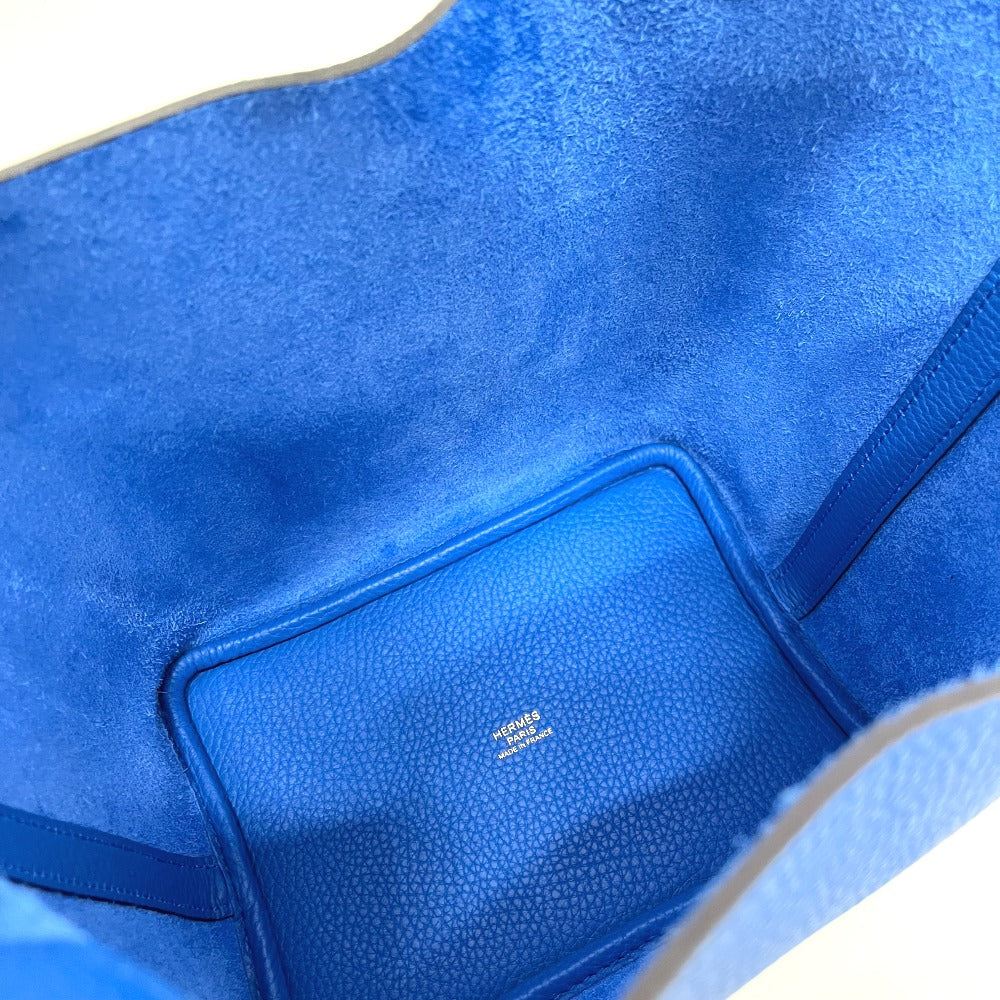 HERMES ピコタンロックPM カバン バッグ ハンドバッグ トリヨンクレマンス レディース ブルーゼリージュ ブルー