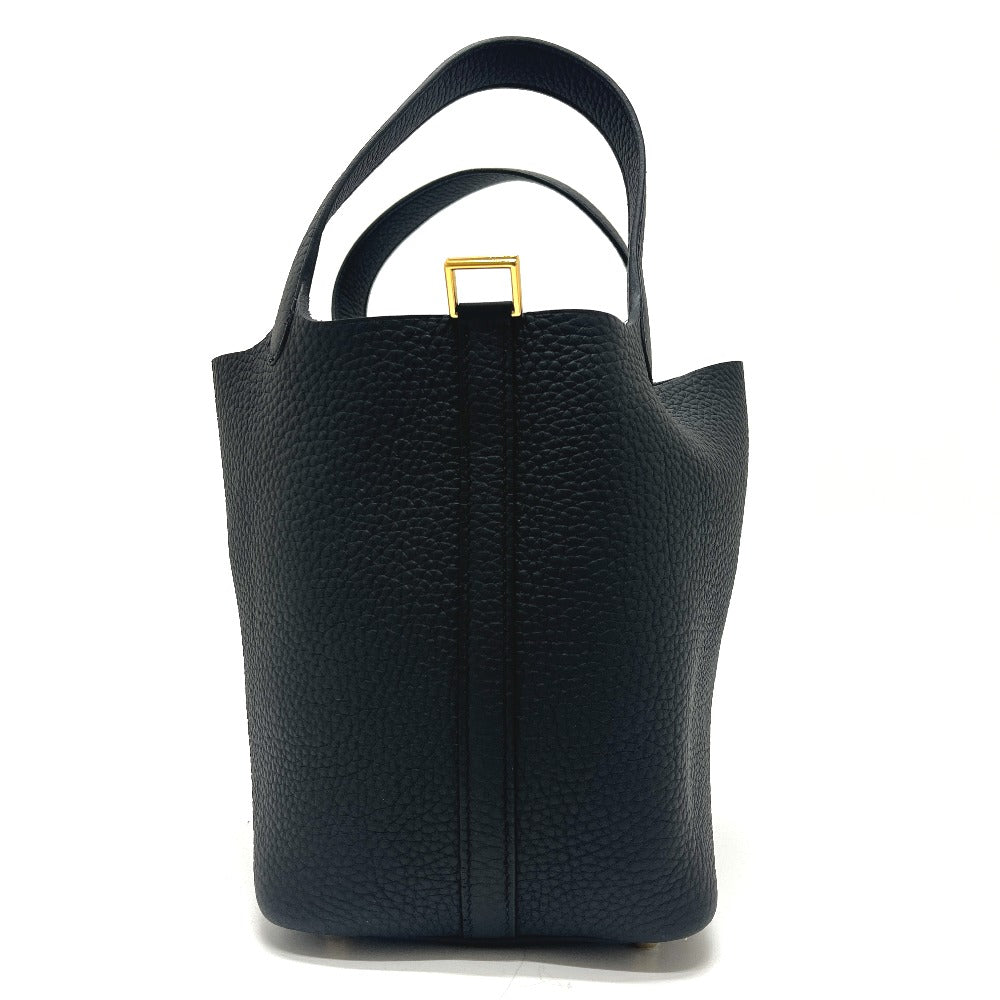 HERMES ピコタンロックPM カバン ハンドバッグ トリヨンクレマンス レディース G金具 ブラック