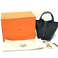 HERMES Picotin Lock PM Handbag in Taurillon Clemence Leather with K Stamp and Gold Hardware, Black