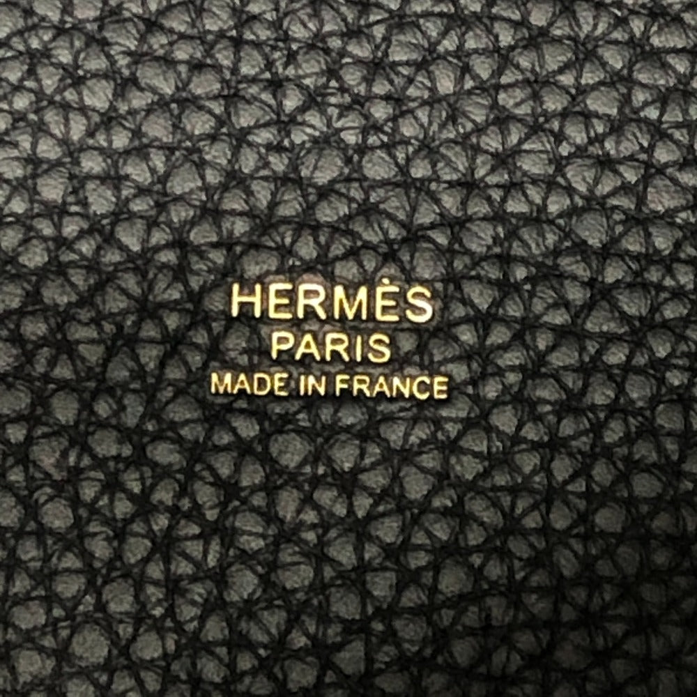 HERMES ピコタンロックPM ピコタンロック PM K刻 カバン ゴールド金具 ハンドバッグ トリヨンクレマンス レディース ブラック