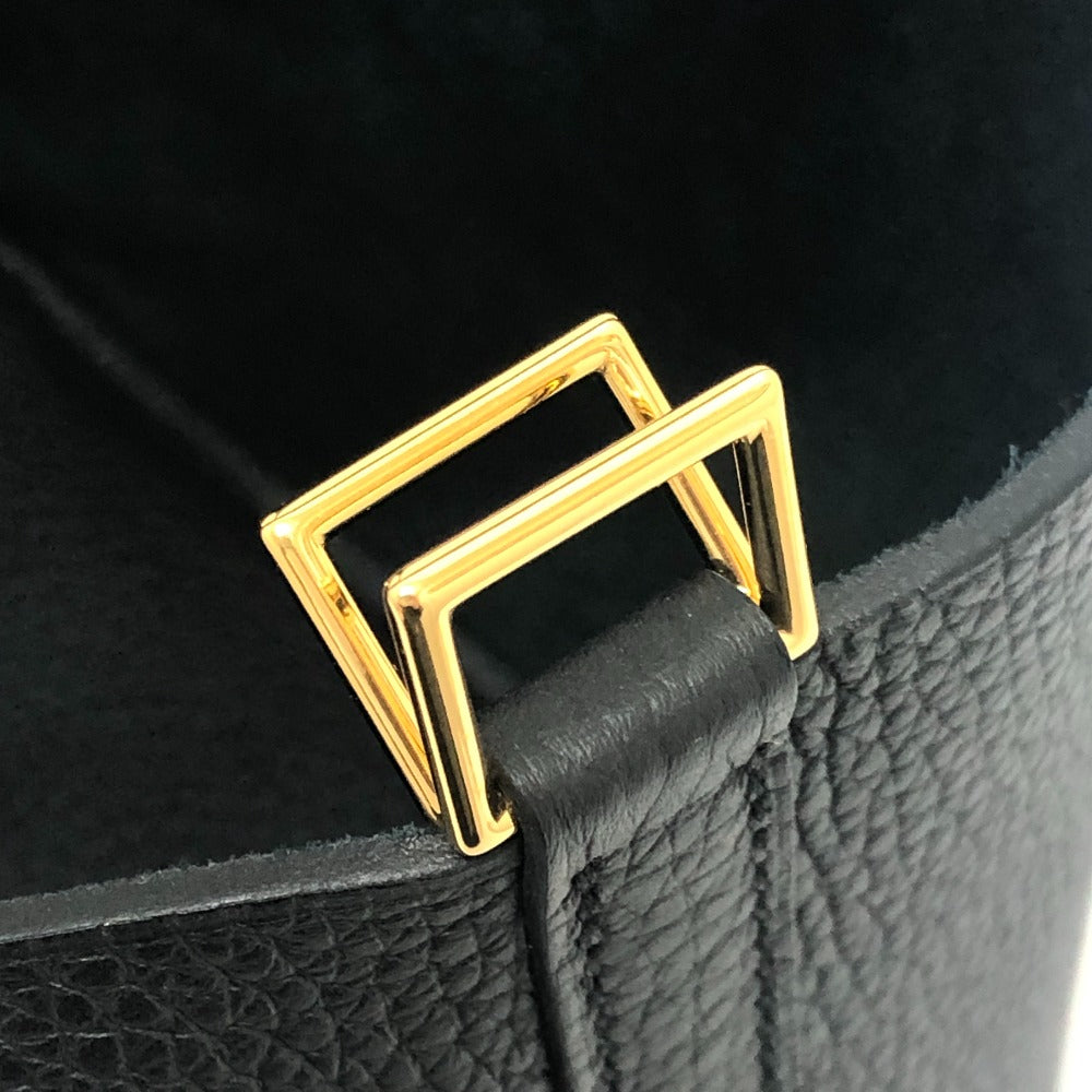 HERMES ピコタンロックPM ピコタンロック PM K刻 カバン ゴールド金具 ハンドバッグ トリヨンクレマンス レディース ブラック