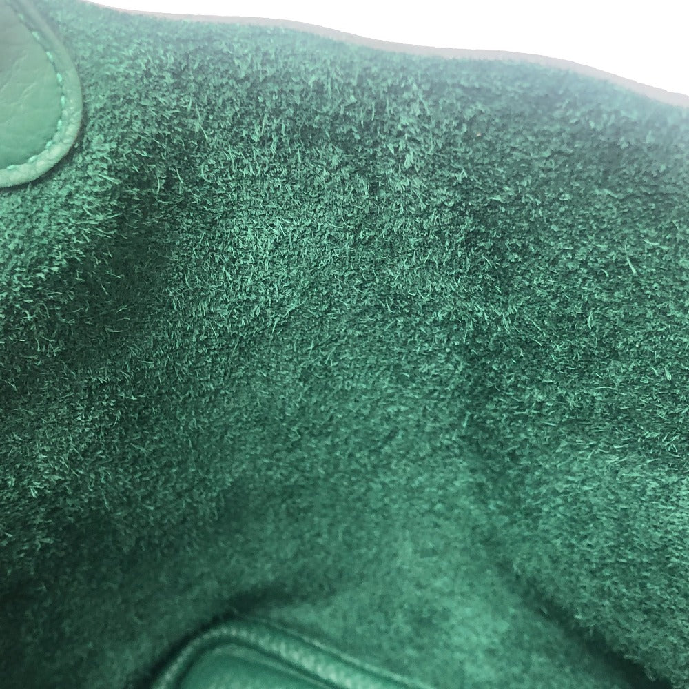 HERMES Picotin Rock PM 18 Picotin PM Bag Hand Bag Taurillon Clemence Vert Moyen x SVHardware Green Used