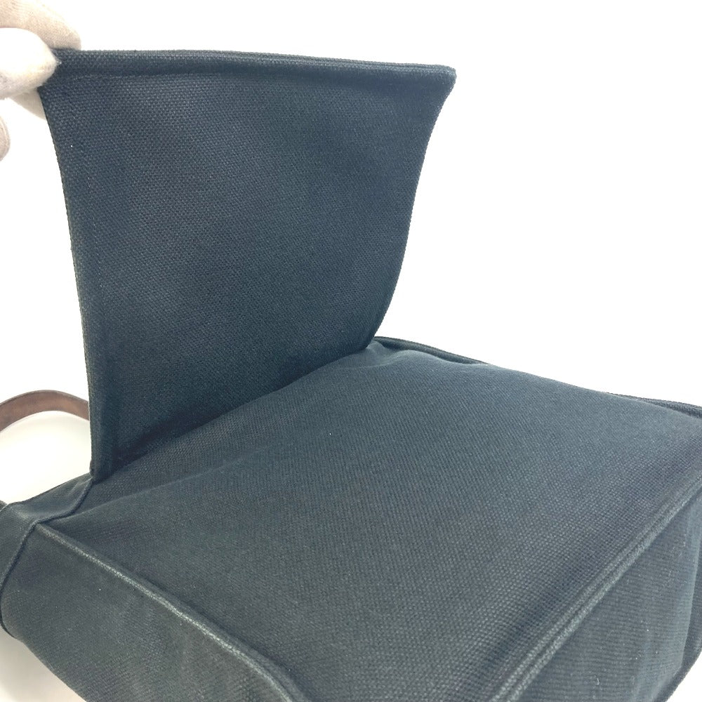 HERMES Marwari PM Shoulder Bag Tote Canvas Women's Black