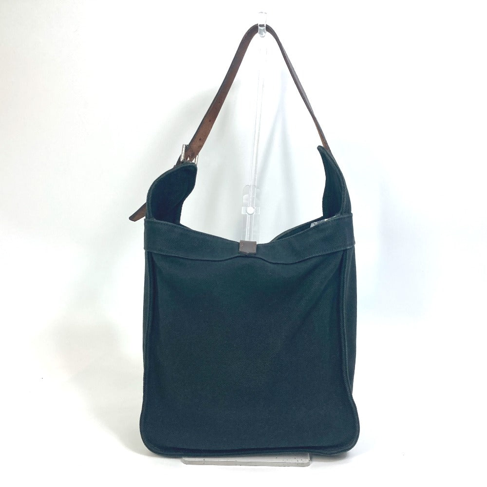 HERMES Marwari PM Shoulder Bag Tote Canvas Women's Black