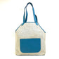 HERMES Jardinier PM Shoulder Bag, Toile H Tote Bag, Women's, Blue Jean, Blue