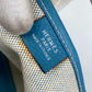HERMES Jardinier PM Shoulder Bag, Toile H Tote Bag, Women's, Blue Jean, Blue