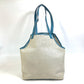 HERMES Jardinier PM Shoulder Bag, Toile H Tote Bag, Women's, Blue Jean, Blue