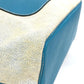 HERMES Jardinier PM Shoulder Bag, Toile H Tote Bag, Women's, Blue Jean, Blue