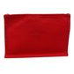 HERMES Yachting GM Flat Zipper Multi-Pouch, Cotton, Unisex, Red