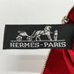 HERMES Yachting GM Flat Zipper Multi-Pouch, Cotton, Unisex, Red