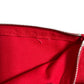 HERMES Yachting GM Flat Zipper Multi-Pouch, Cotton, Unisex, Red