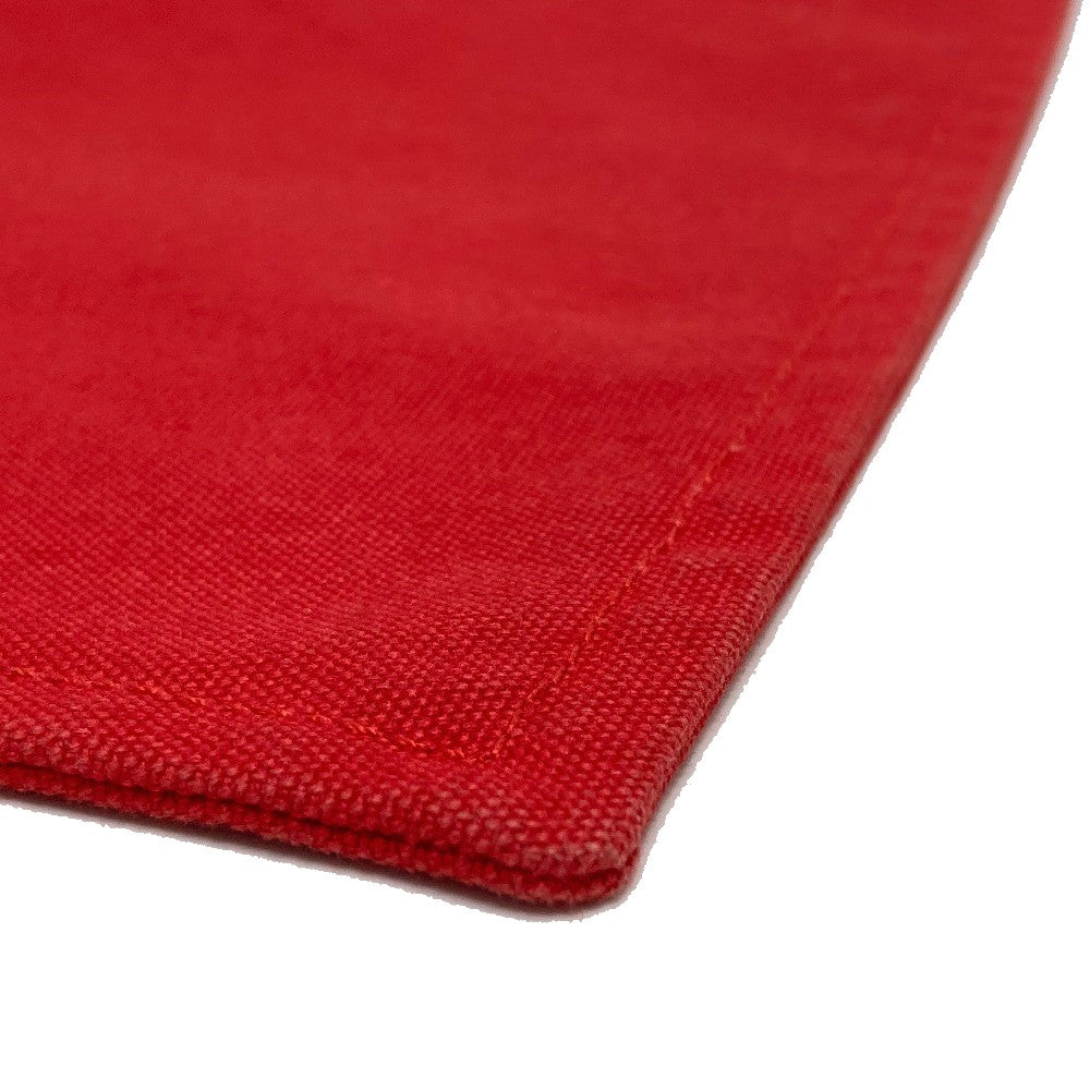HERMES Yachting GM Flat Zipper Multi-Pouch, Cotton, Unisex, Red