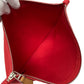 HERMES Yachting GM Flat Zipper Multi-Pouch, Cotton, Unisex, Red