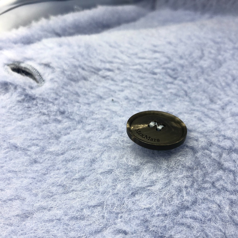 MAX MARA 2310110331 TEDGIRL. [テッドガール] テディベア  ファーコート 長袖 ロングコート アルパカ レディース ブルー - brandshop-reference