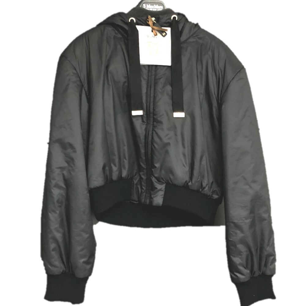 MAX MARA ザキューブ グリーン ショート ジャケット アパレル 長袖 アウター ジャケット ナイロン レディース ブラック - brandshop-reference