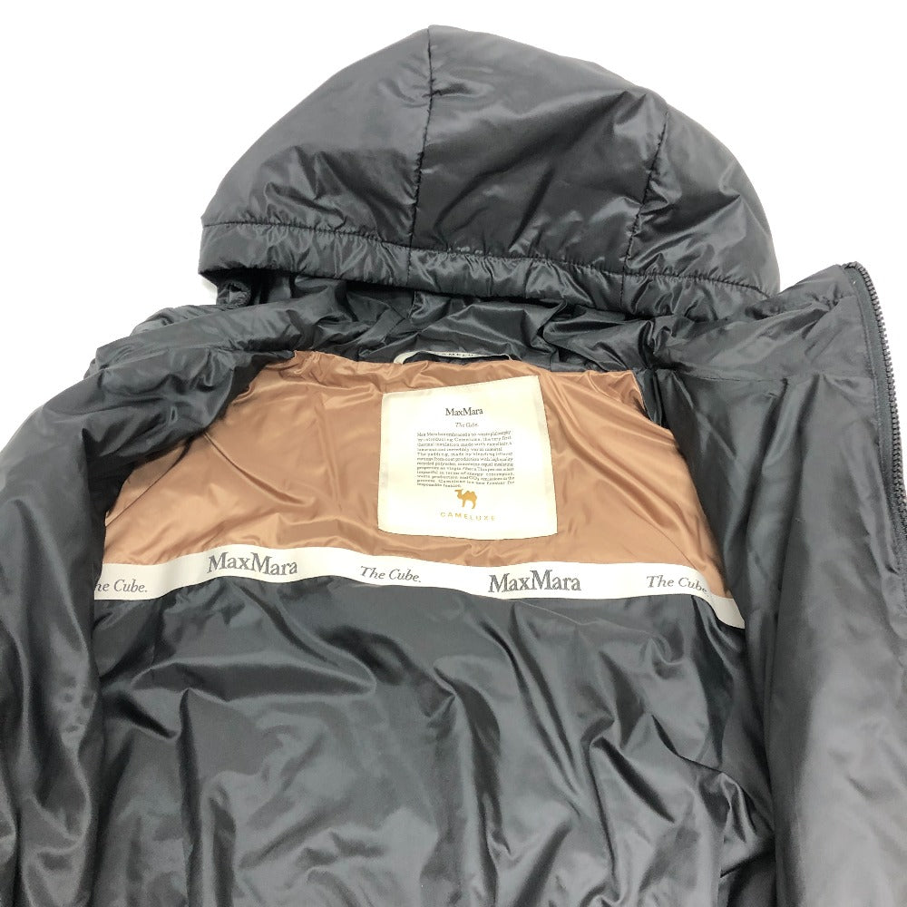 MAX MARA ザキューブ グリーン ショート ジャケット アパレル 長袖 アウター ジャケット ナイロン レディース ブラック - brandshop-reference